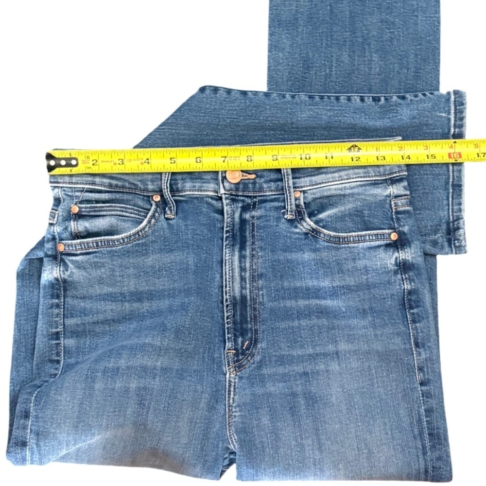 MOTHER The Swooner Rascal Hover Straight Leg Denim Jeans in Healing Jar Size 28 - Picture 9 of 14